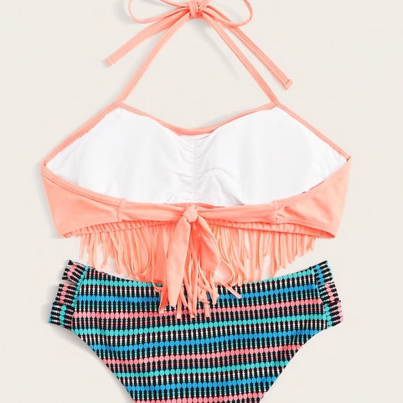 Fringe Halter Top bikini set - Picture 2 of 7
